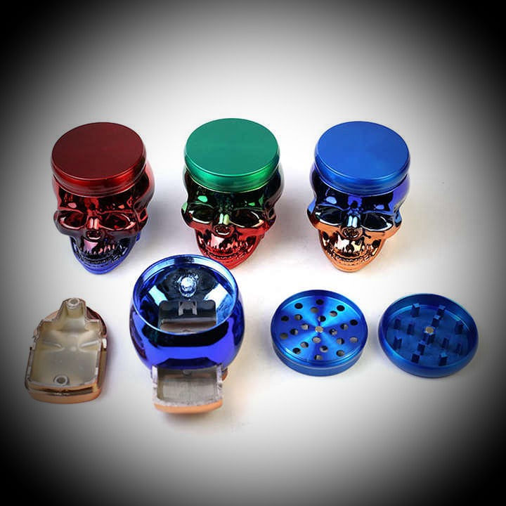 Miniatura: Grinder Calavera Metal 70mm