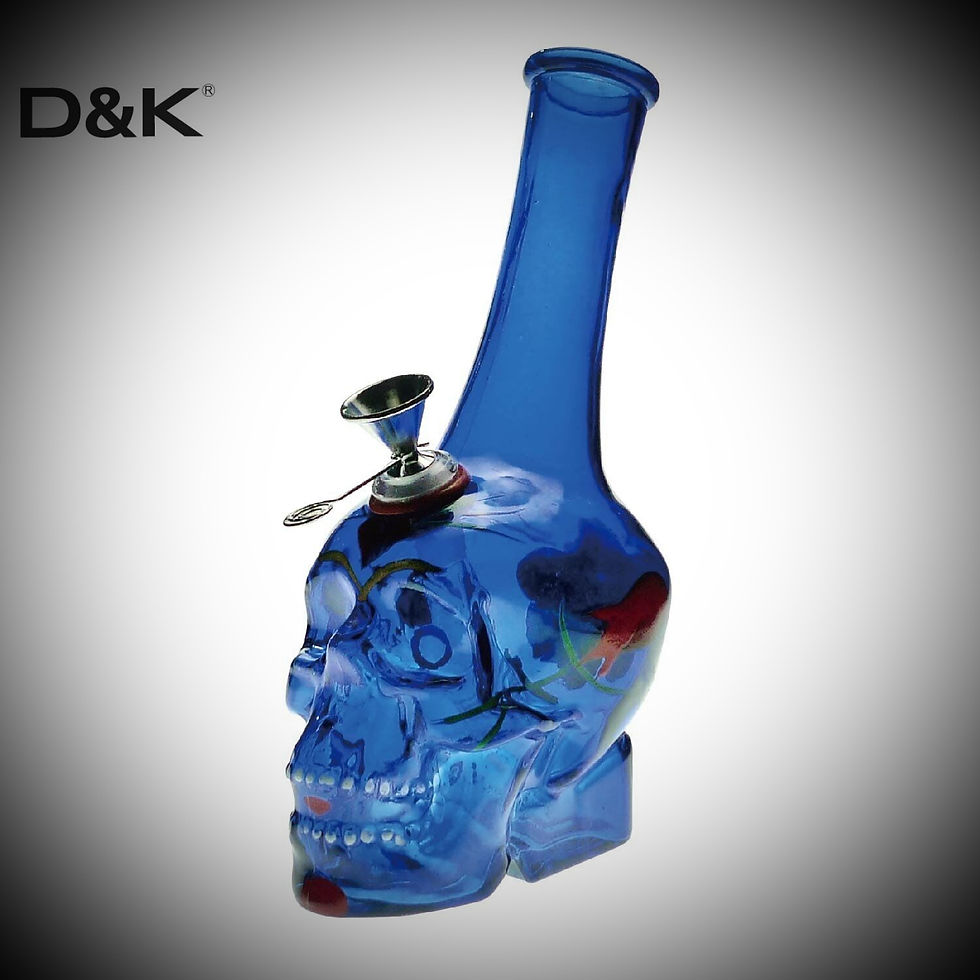Miniatura: Bong Vidrio D&K Skull