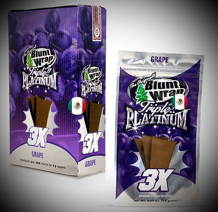 Caja Blunt Wrap 3X Corto Salamandra Axes