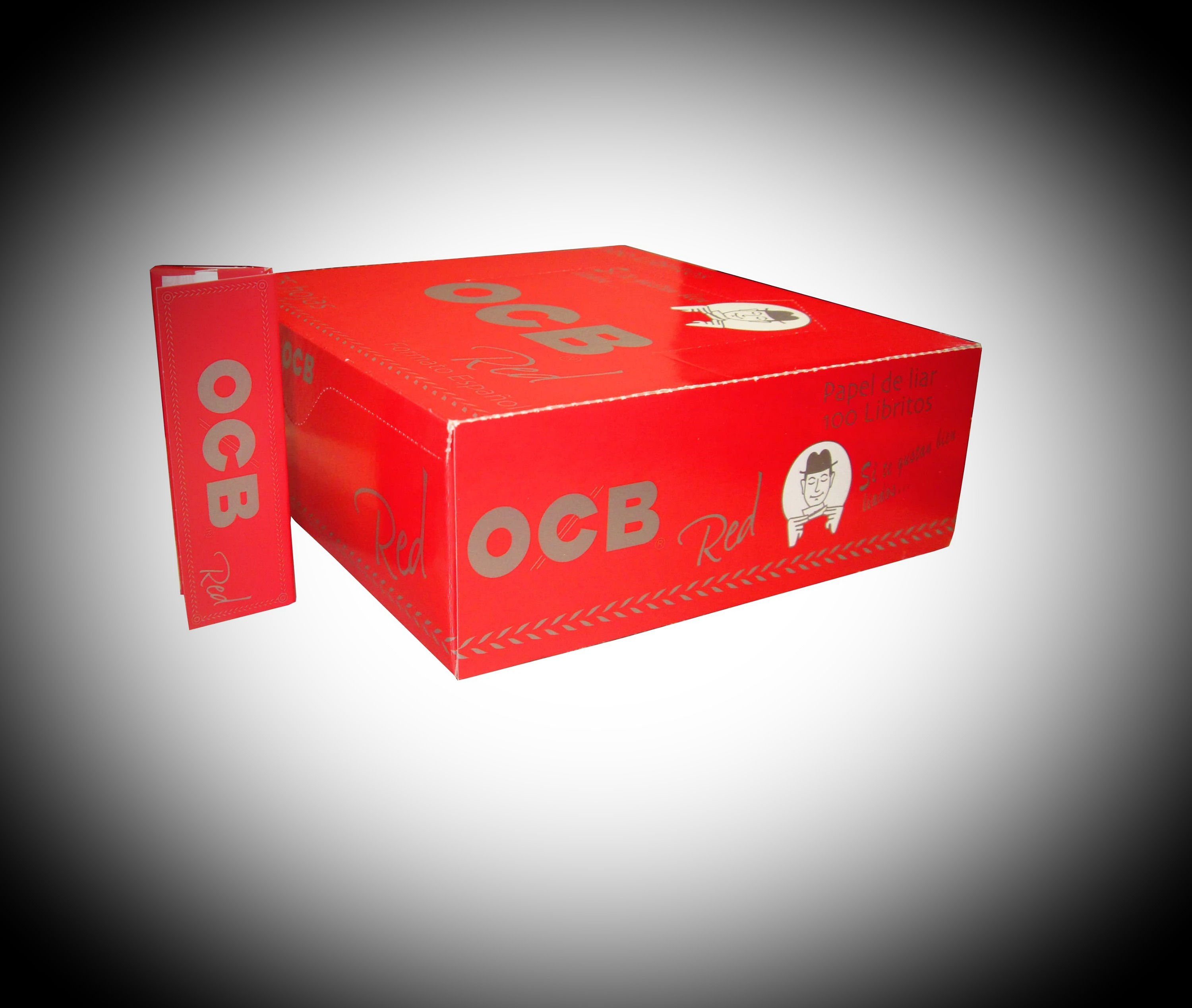OCB Rojo 1/4 Caja x100