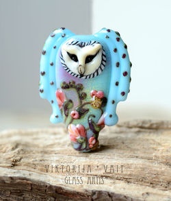 lampwork handmade bead focal 21