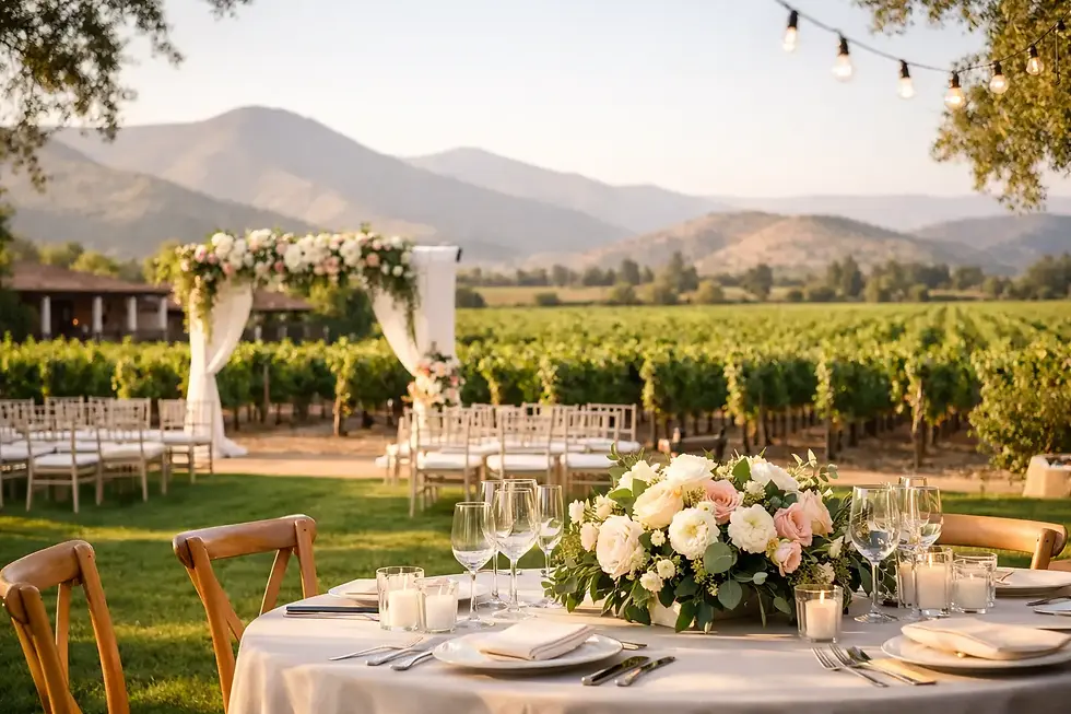 Viña para matrimonios en Chile: qué buscar