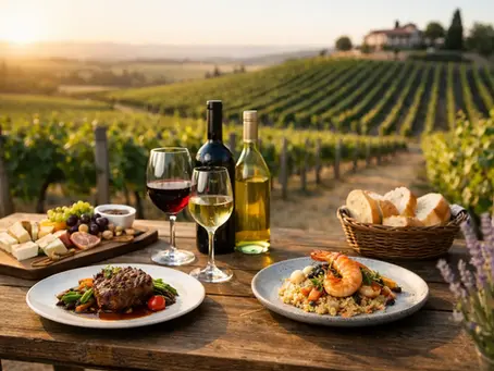 Gastronomía en viñedos que se recuerda