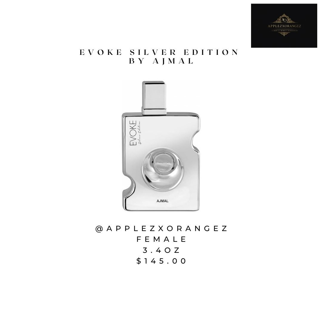 Evoke Silver Edition By Ajmal – 3.4oz – EDP – FEMALE