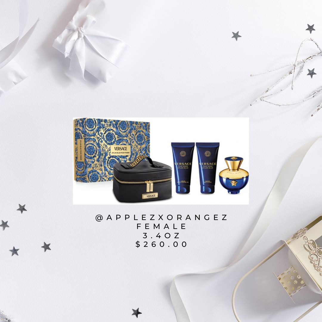 Versace Dylan Blue Pour Femme 4pc Set - 3.4oz - EDP - FEMALE