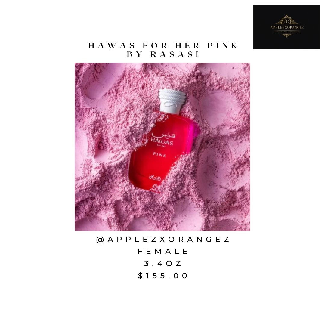 Hawas Pink By Rasasi - 3.4oz - EDP - FEMALE