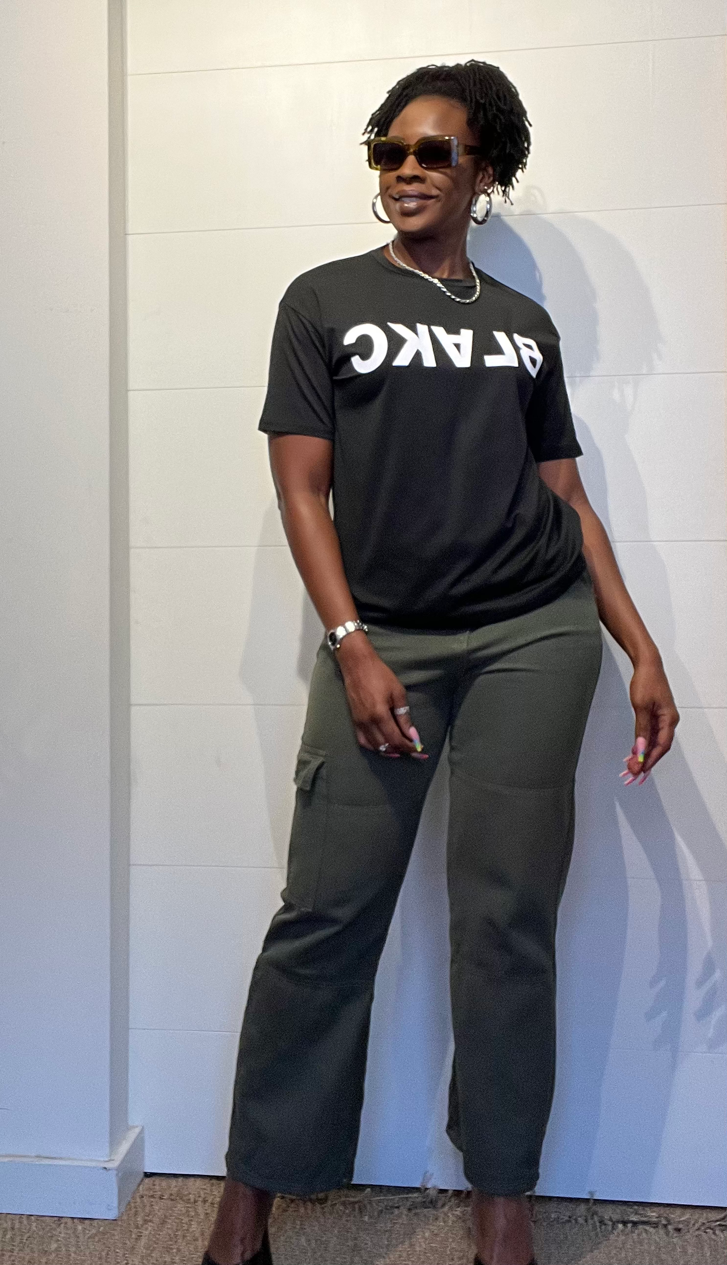 Army Green Cargo Jeans