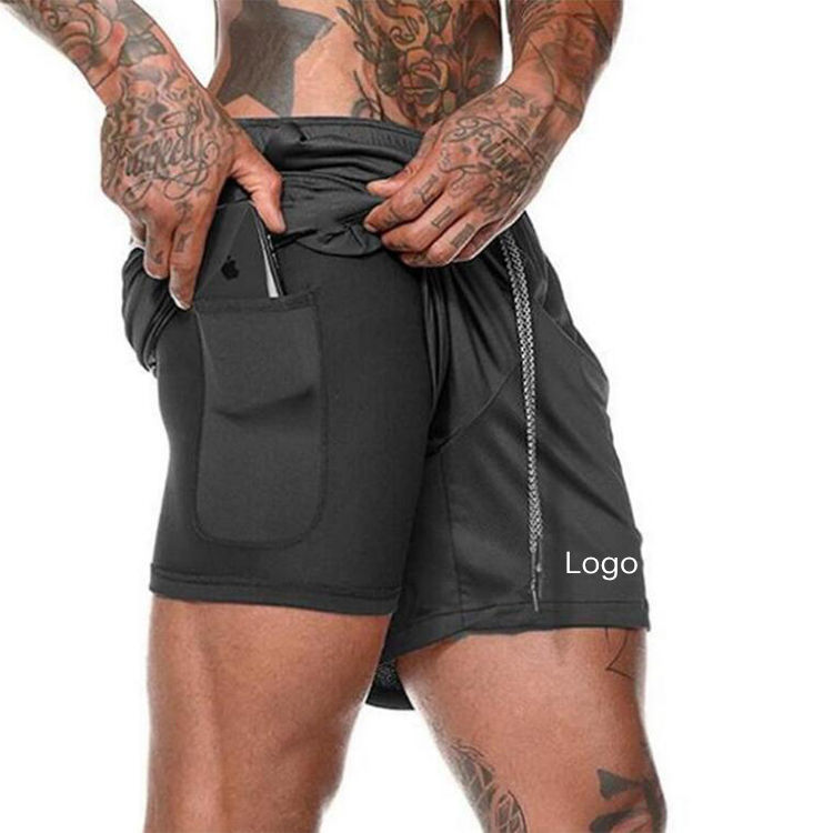Thumbnail: Gym Shorts W/ Built In Phone Pocket