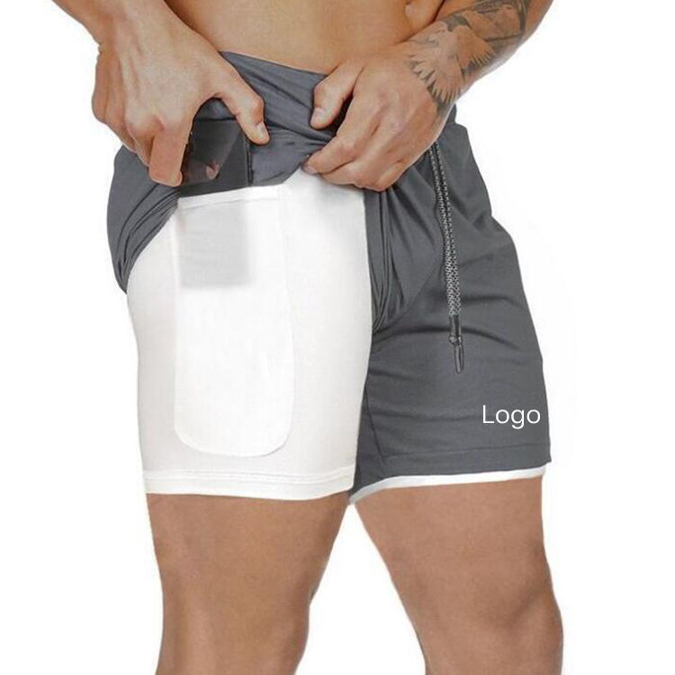 Thumbnail: Gym Shorts W/ Built In Phone Pocket