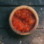 Salmon roe, also called red caviar