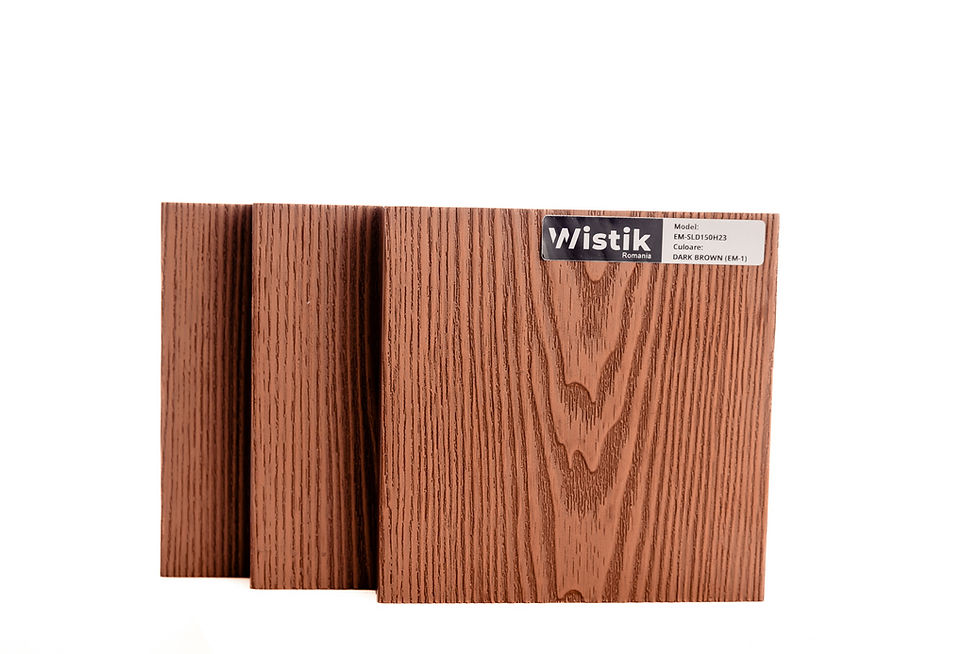 Miniatură: Placi pardoseala wpc brown