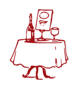 Dining table illustration