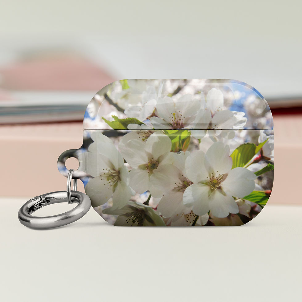 Thumbnail: AirPods® Case White Cherry Blossom - Blossom Collection
