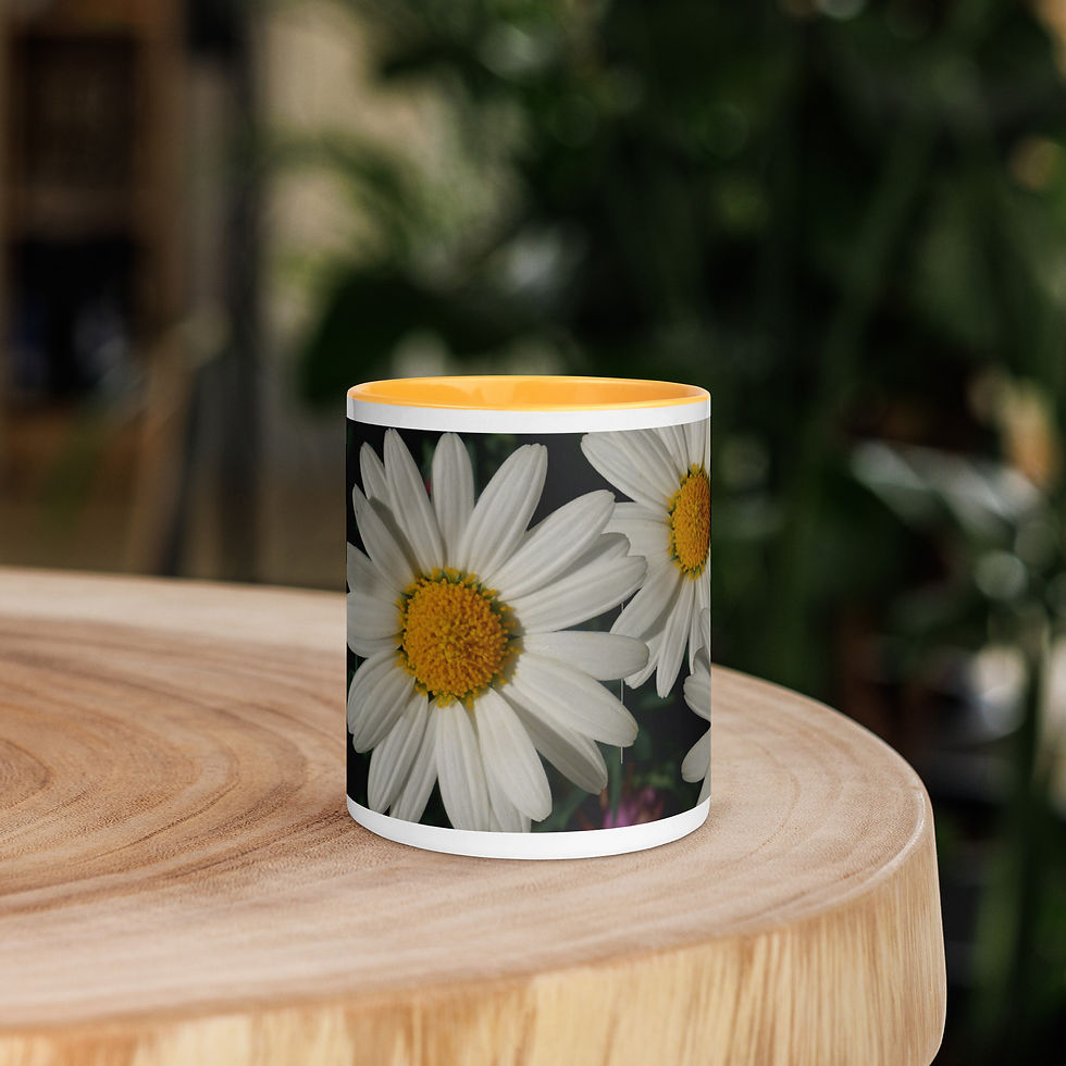 Miniaturbild: Mug Marguerite Daisy - orange front view