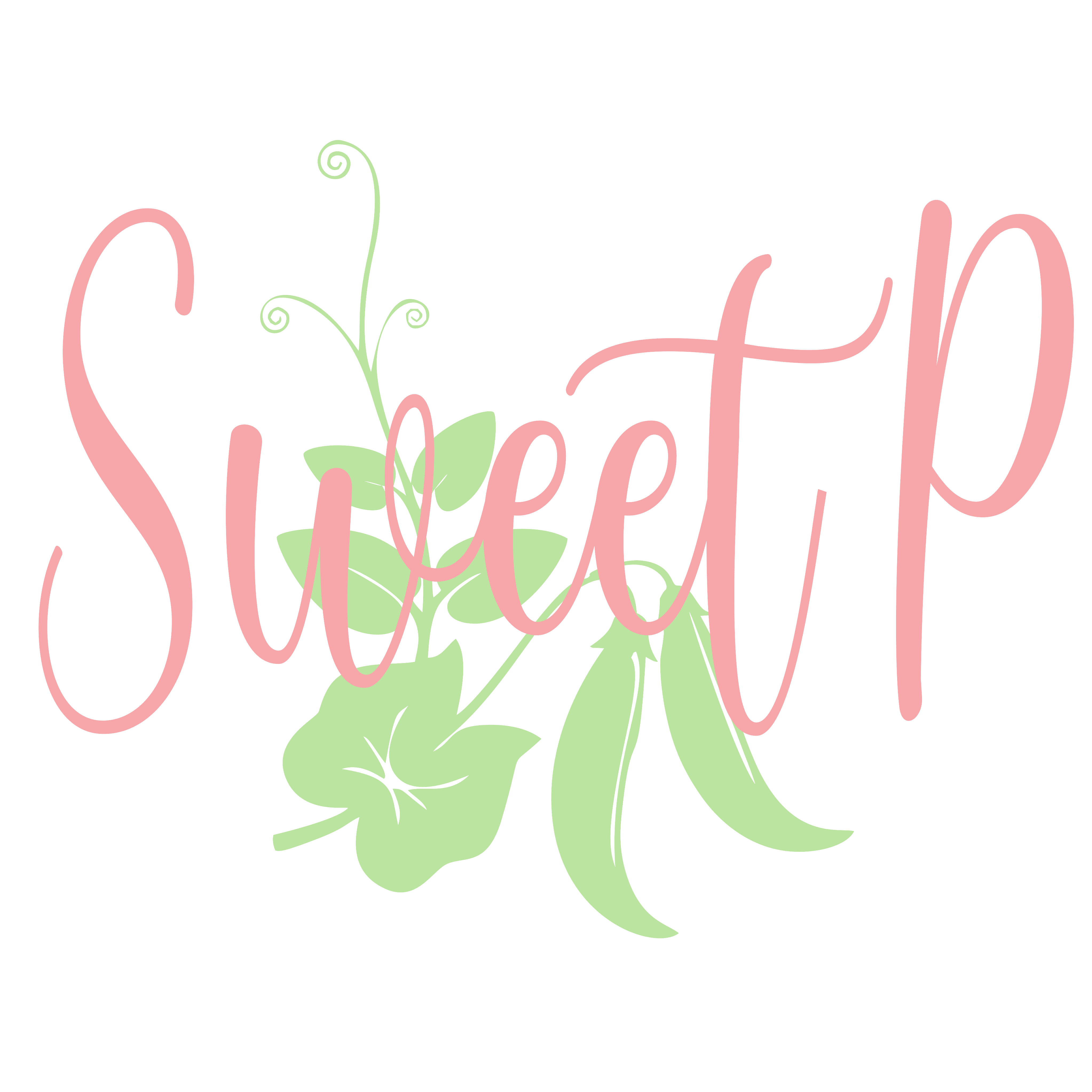 The Word Sweet In Cursive