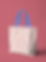 Maquette sac avec motif Oiseau Art Déco