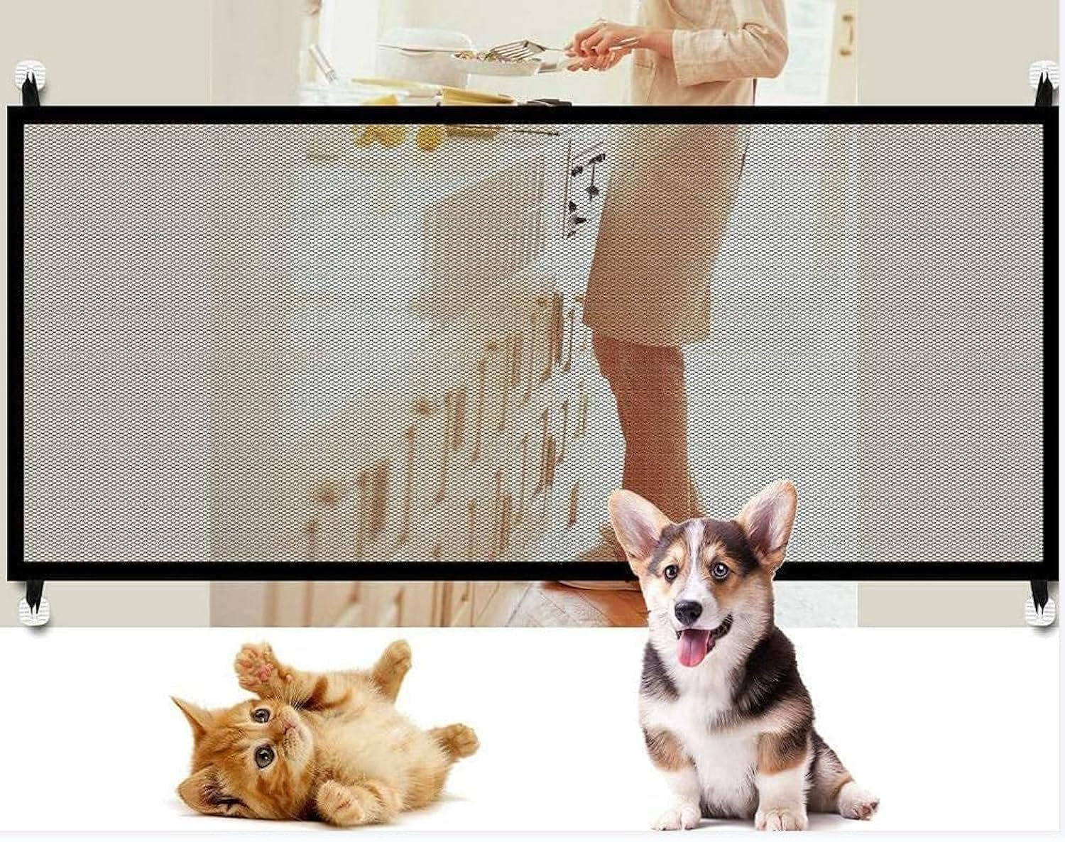 Pet Fence Isolation Fence Transparent Window Balcony Fence Pet Safety Protection