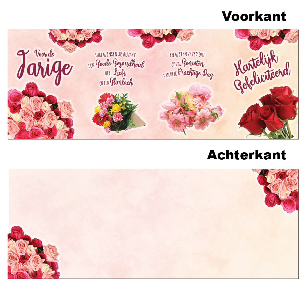 Wenskaart - Verjaardag - Vierslag