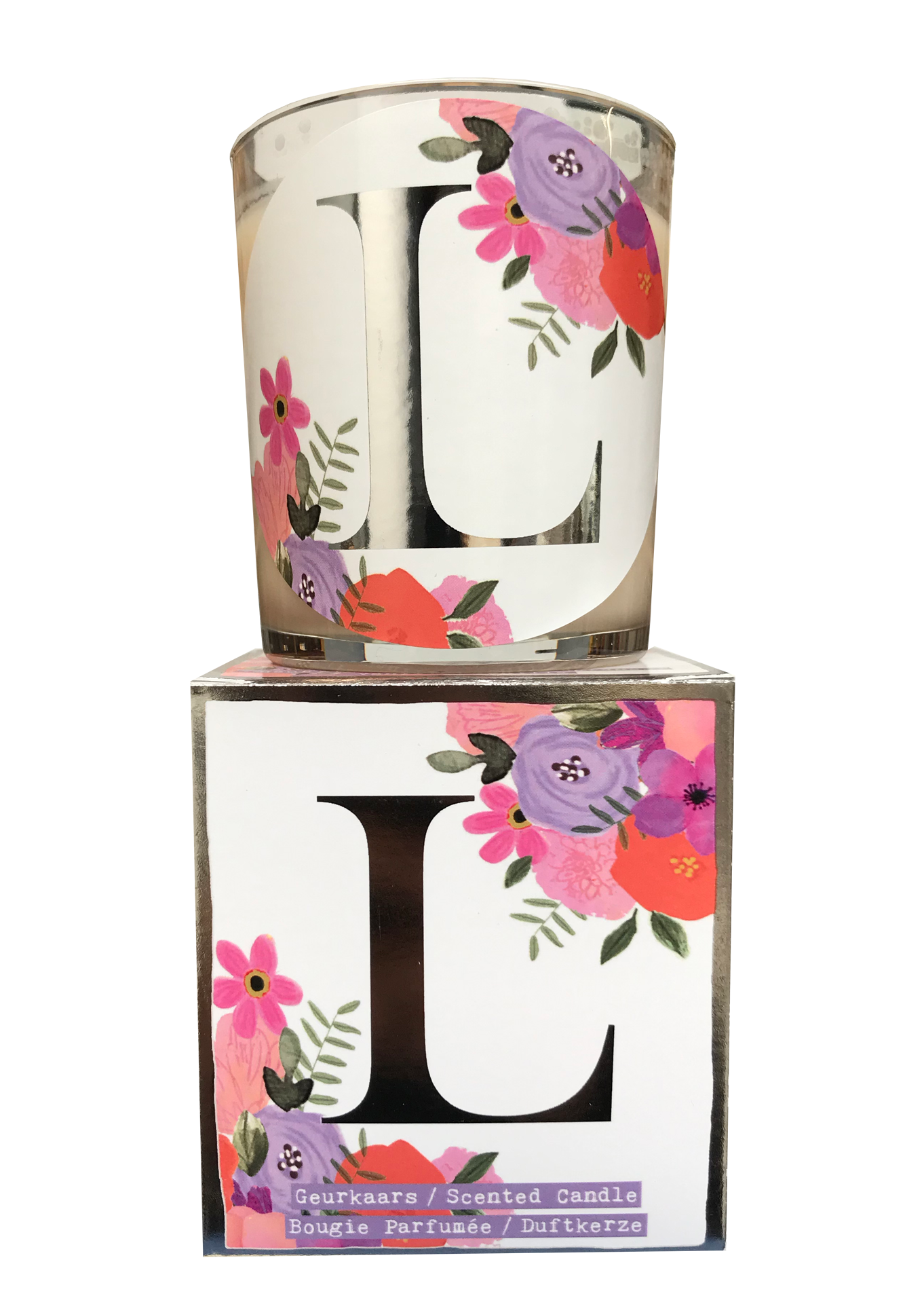 Giftbox Candles GC078 - "L" (Verpakt per 3)