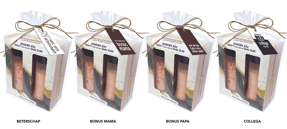 Thumbnail: Himalayazout Set – Saai zonder jou - Geschenkverpakking met keuze label