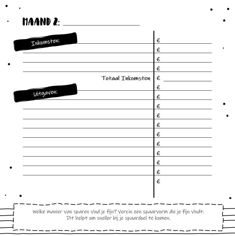Thumbnail: Invulboek - Mijn Budget Planner