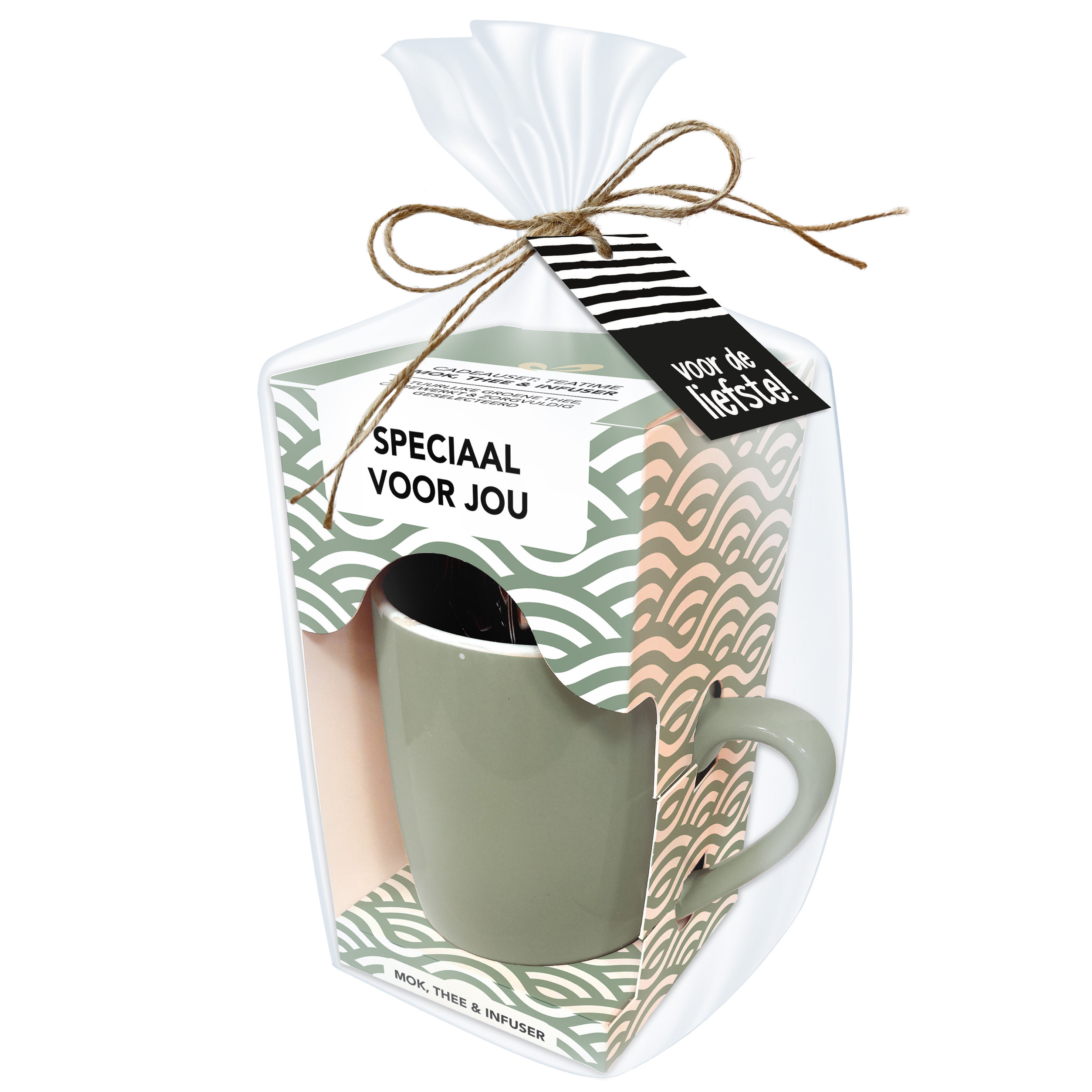 Theemok Set - Speciaal voor jou - Geschenkverpakking - Liefste label
