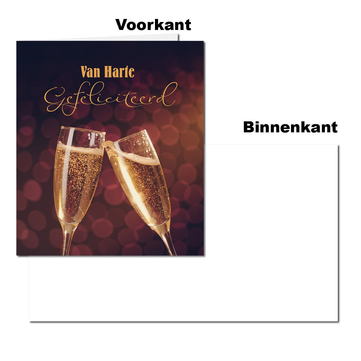 Wenskaart - Van harte gefeliciteerd