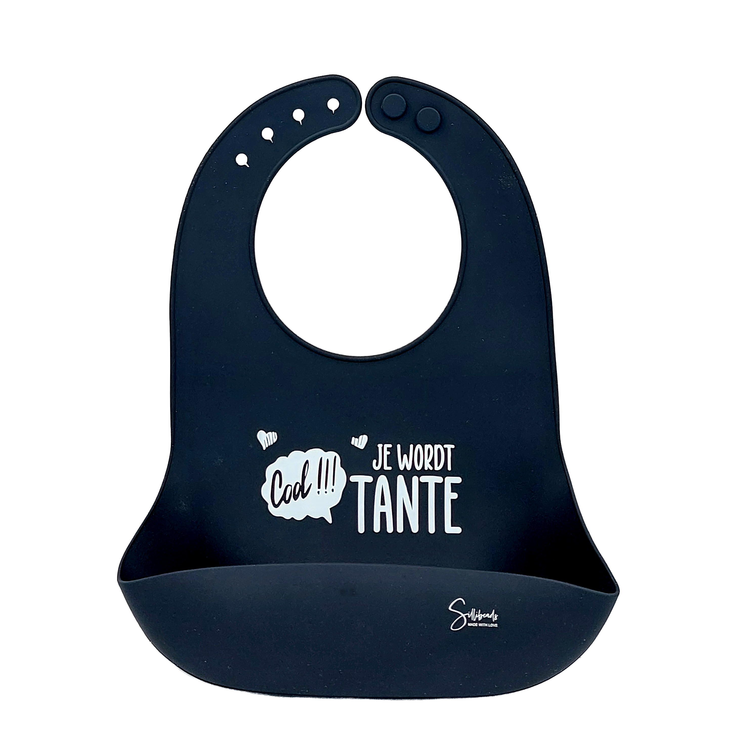 Slabbetje met opvangbakje - Je wordt Tante