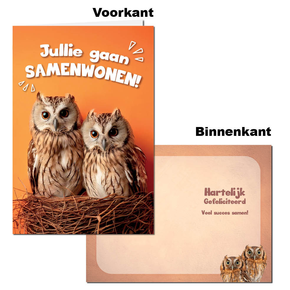 Wenskaart - Samenwonen