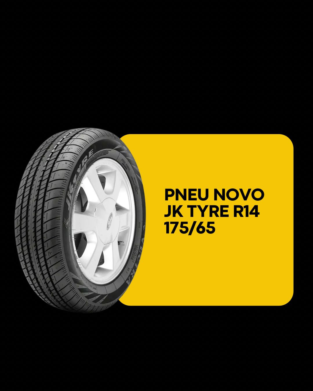Pneu Novo 175/65 R14 Jk Tyre