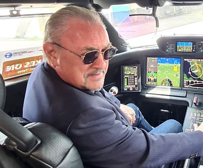 Dato' Jeremy Smeeton in the cockpit