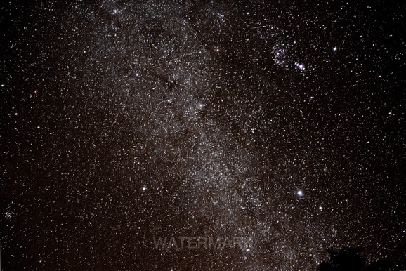 Night sky full of stars and milky way galaxy.