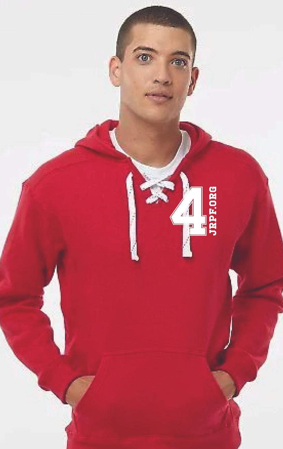 Thumbnail: Red Adult LARGE JRPF Laced Hoodie, You Choose!