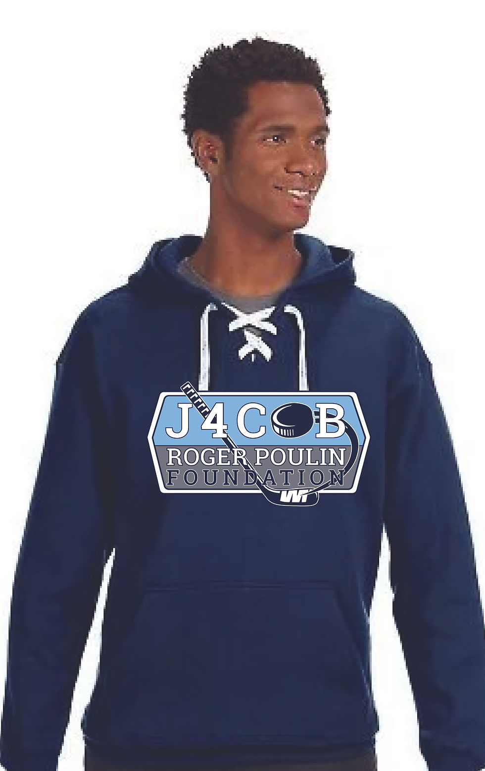 Thumbnail: Navy Adult MEDIUM JRPF Laced Hoodie, You Choose!