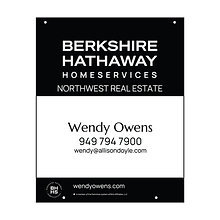 Berkshire Hathaway 24"x30" Plywood Yard Signs
