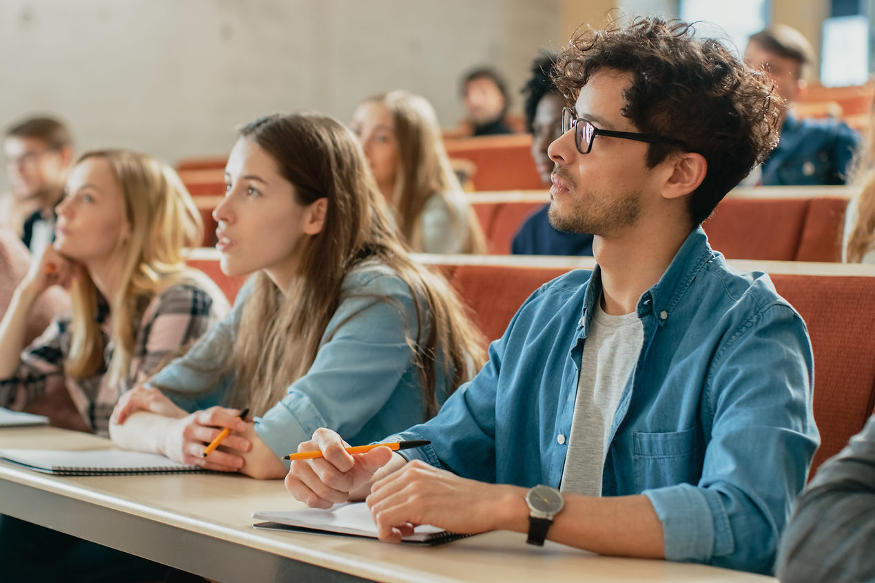 Student paying attention