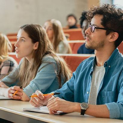 Student paying attention
