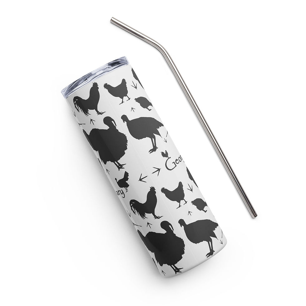 Miniature : GP Pattern Stainless Steel Tumbler (gray bg)