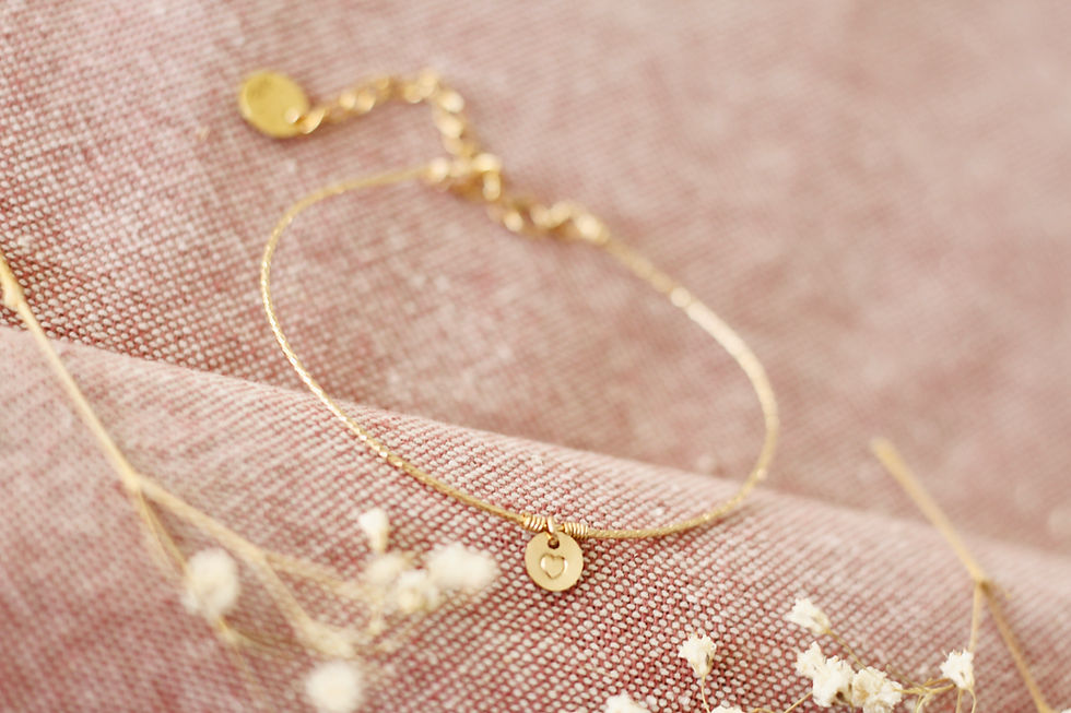 Miniaturbild: Bracelet AMOR (plaqué or)