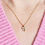 Thumbnail: Collier Trèfle blanc - doré