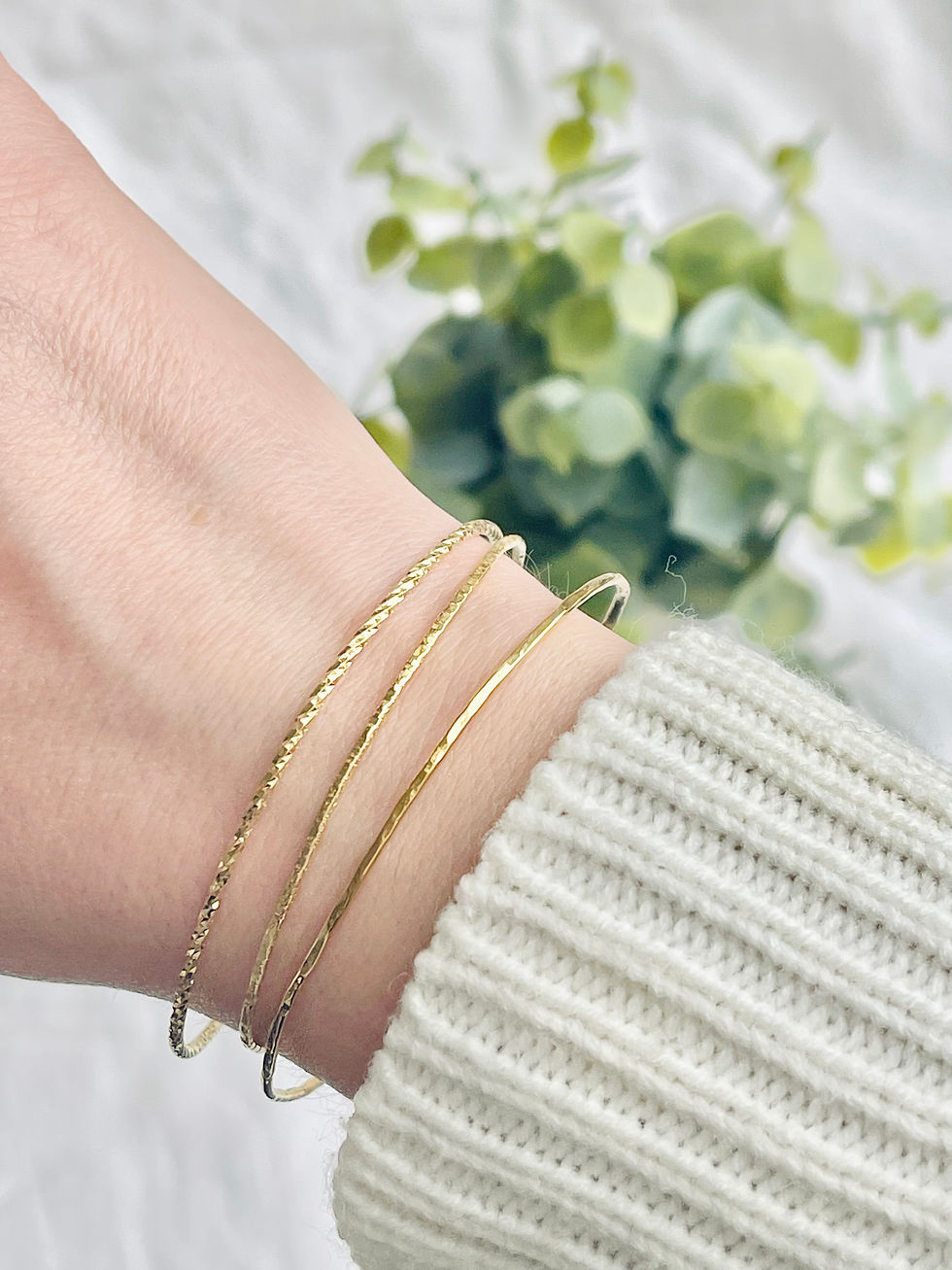 Miniature : Bracelet Jonc MILO / 1 Pièce  (plaqué or)