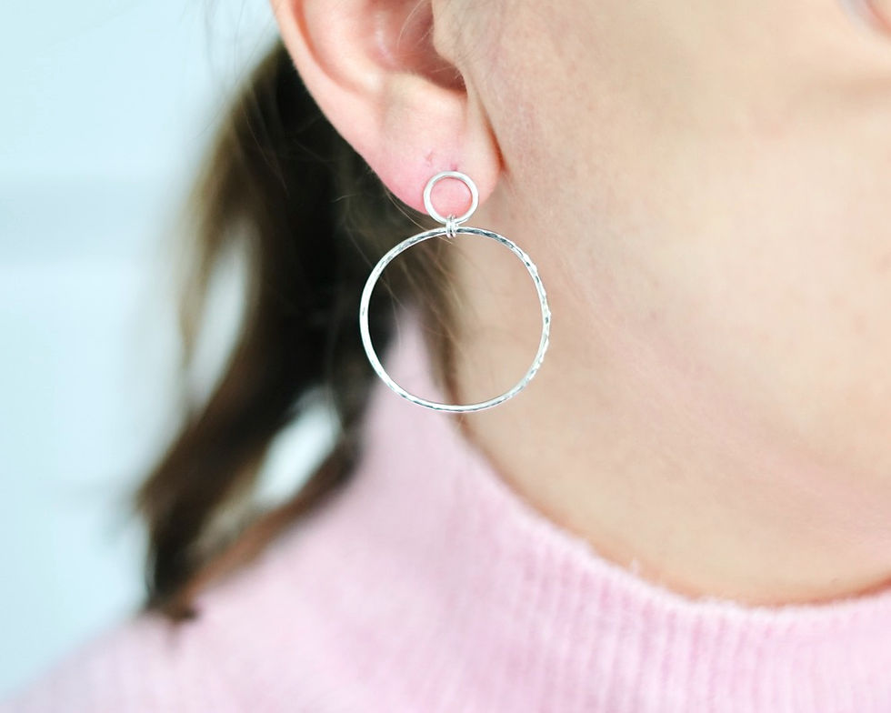 Miniature : Boucles d'oreilles Ophelia (argent 925)