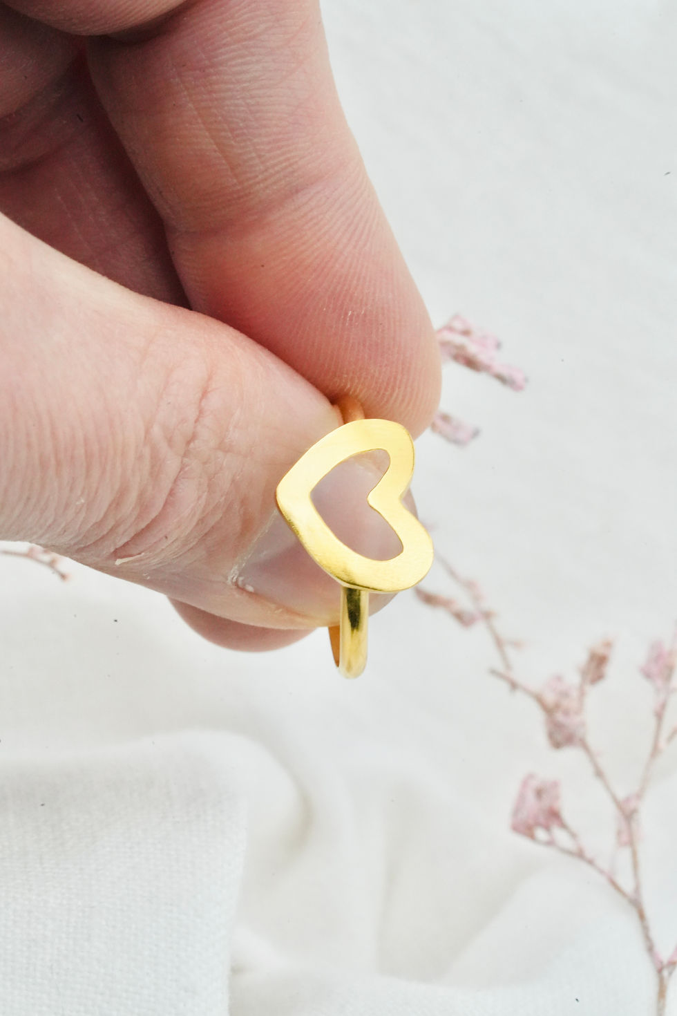 Miniature : La bague Amore (plaqué or)