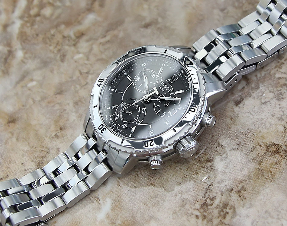 Thumbnail: Tissot PRC200 Chronograph Swiss Made Mens Luxury Watch
