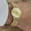 Thumbnail: Enicar Exquisite Gold Plated Men's Watch