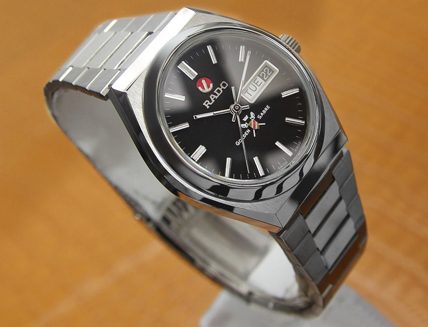 Thumbnail: Rado Golden Sabre Men's 36mm Vintage Watch