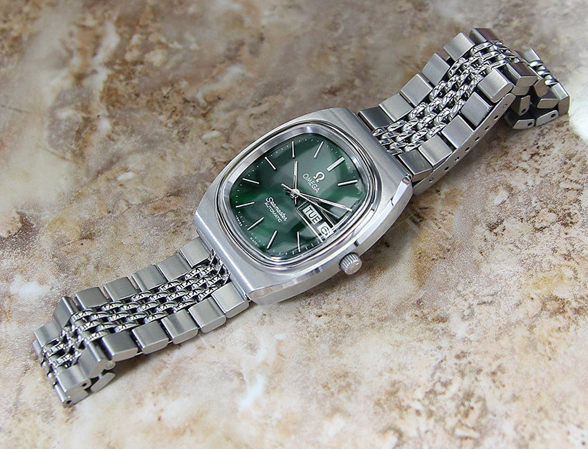 Thumbnail: Omega Seamaster 36mm Men's Watch - Green Dial