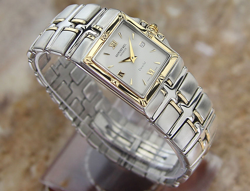 レイモンドウィルGENEVE Parsifal 9390 Raymond Weil Parsifal Carrè 9390 Steel / 18Kt Gold for