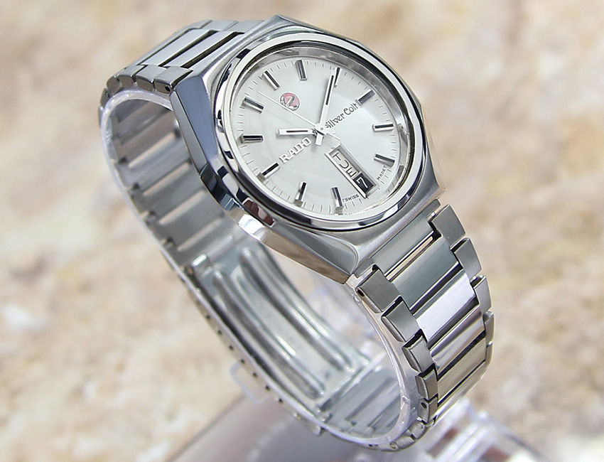 Thumbnail: 1970s Rado Silver Colt Men's Watch