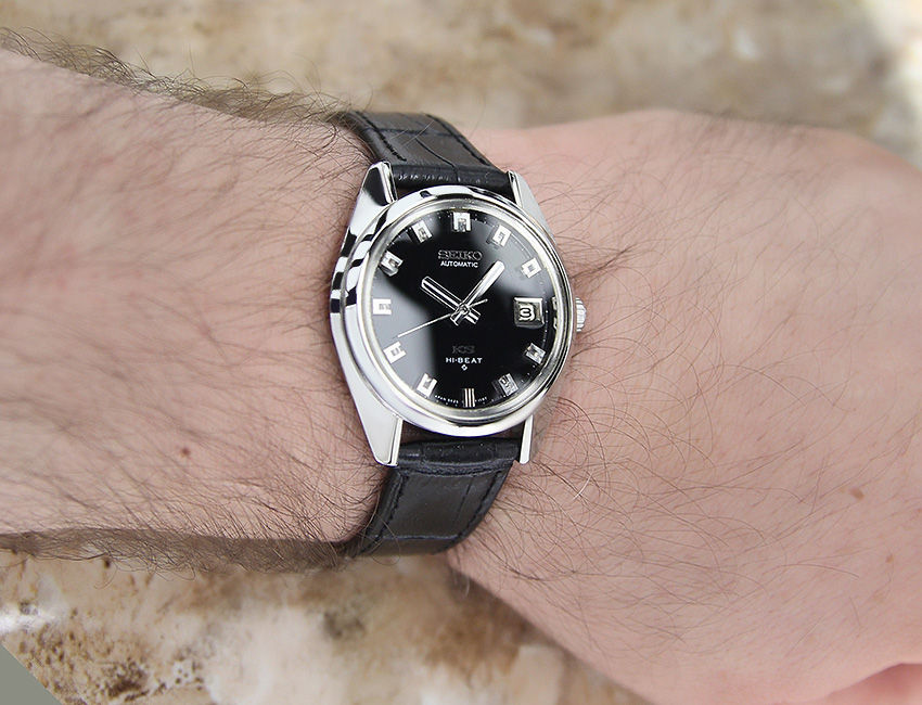 Thumbnail: King Seiko Hi Beat 5625 7000 Automatic 1969 Mens 37mm Watch